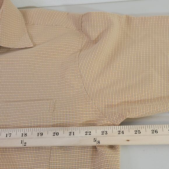 Bugatchi Men's Button-Down Short Sleeve Shirt Size Large Travel Casual Dressy - Picture 9 of 10